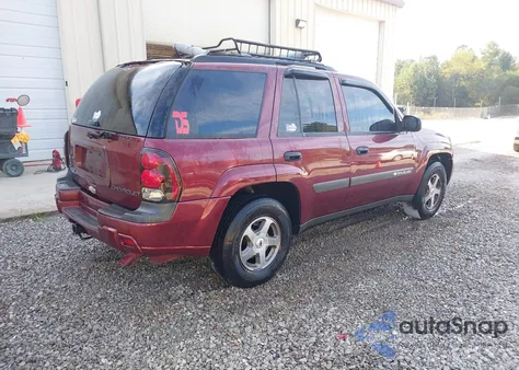 2004 Chevrolet Trailblazer Ls из США, поврежденный, VIN 1GNDS13S442442330